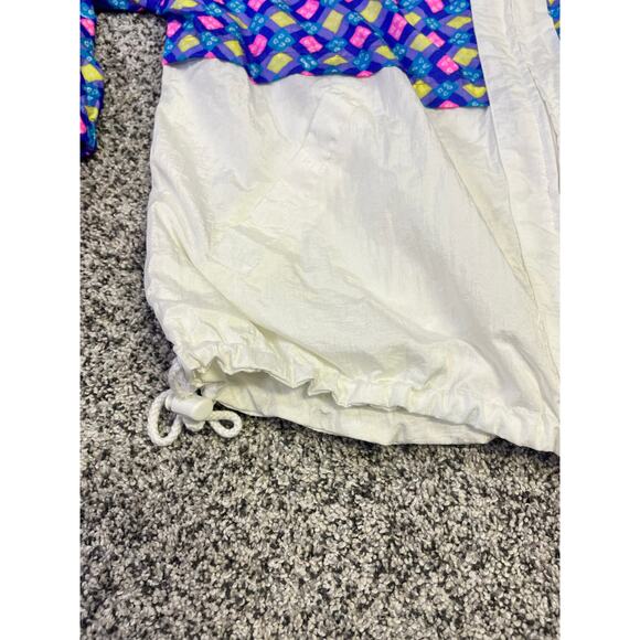 Vintage Retro 1990s Nylon Windbreaker,‎ Women’s M, 80’s Workout Jazzercise Boxy - Picture 8 of 12